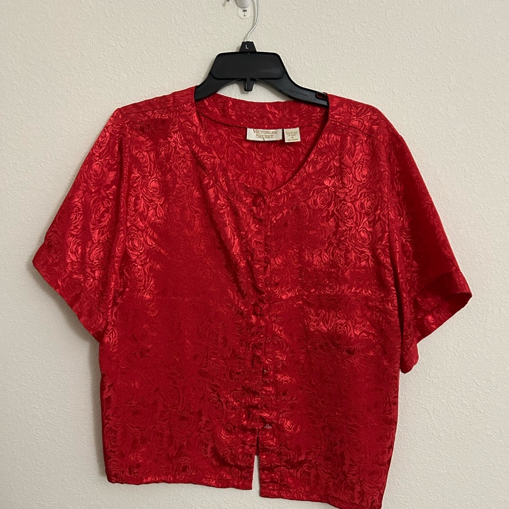 Victoria's Secret Scarlet Floral Blouse